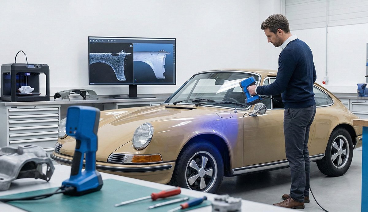 Araba 3D Tarama: Modifiye, Restorasyon ve Parça Üretimi İçin Dijital Çözüm