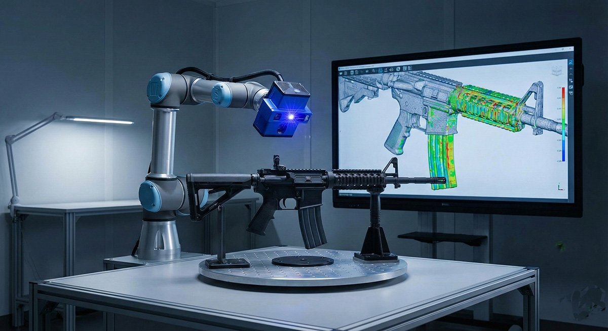 Silah 3D Tarama: Savunma Sanayi İçin Hassas Ölçülendirme ve Modelleme