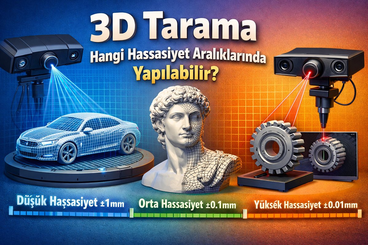 3D Tarama Hangi Hassasiyet Aralıklarında Yapılabilir?