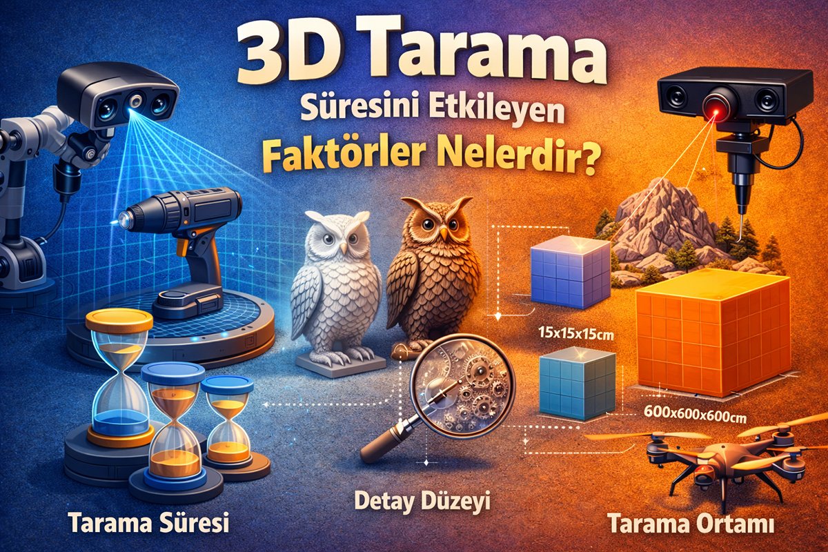3D Tarama Süresini Etkileyen Faktörler Nelerdir?