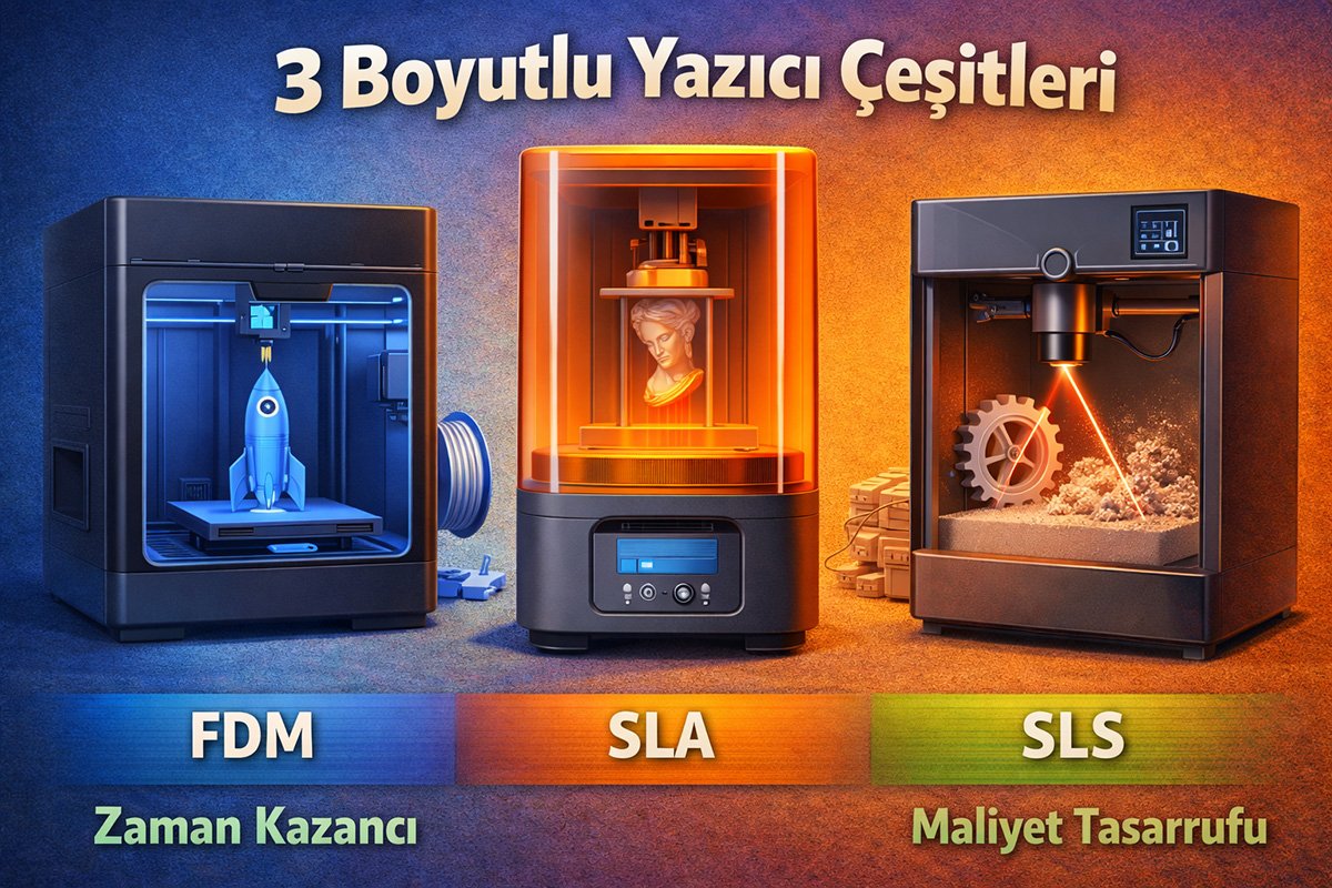 3 Boyutlu Yazıcı Çeşitleri