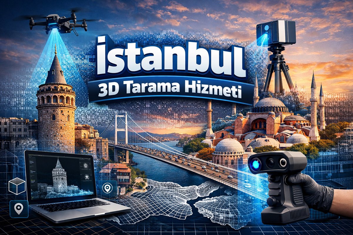İstanbul 3D tarama hizmeti
