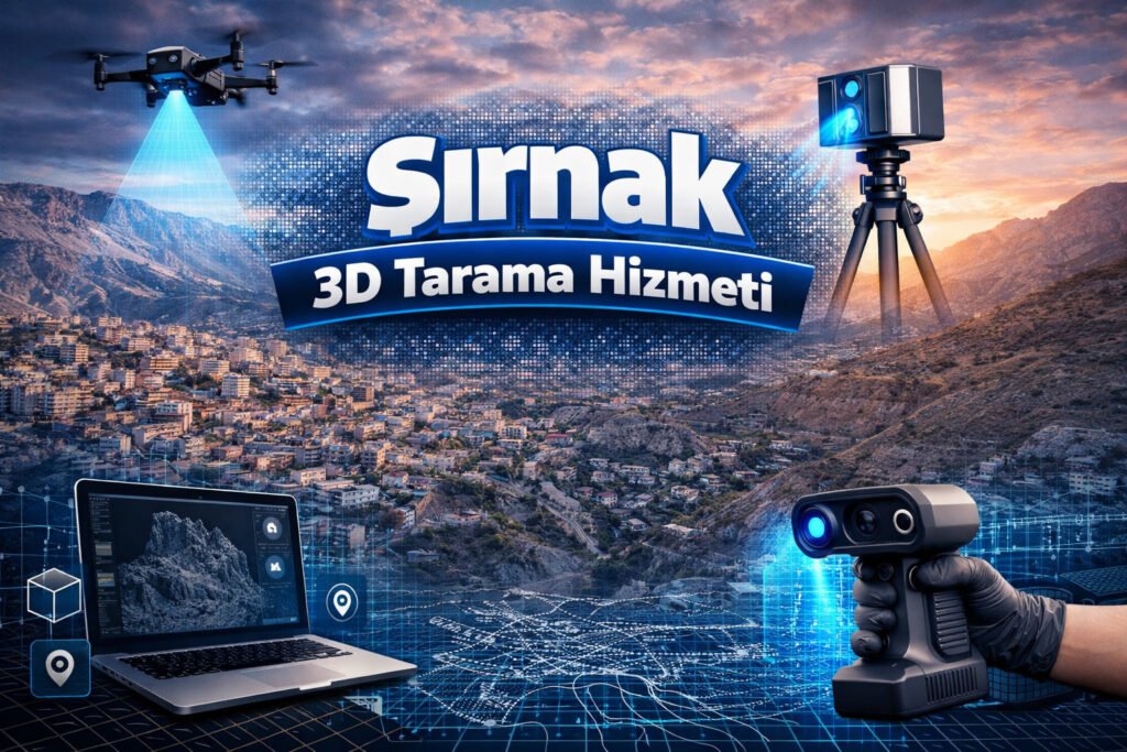 Şırnak 3D Tarama Hizmeti