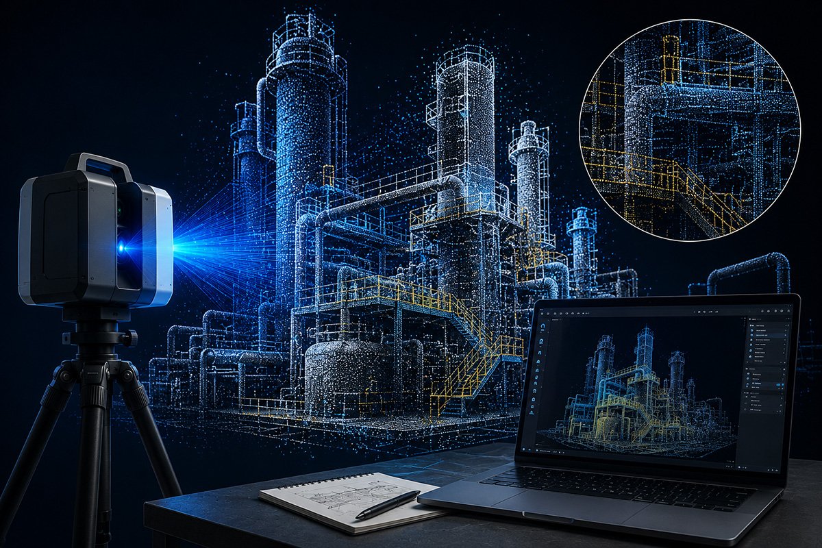 Nokta Bulutu (Point Cloud) Nedir? 3D Tarama Verisinin Temeli